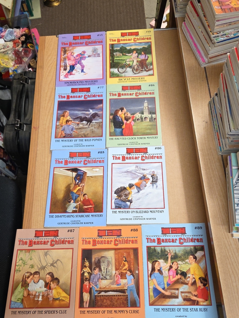 The Boxcar Children Lot Of 9 Books By Gertrude Chandler Warner